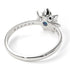 Lotus Flower Blue Topaz ring - Lotus no. 503