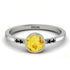 Bezel Minimalist Citrine Ring - Kinsley No. 606 image 1