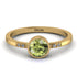 Bezel Minimalist Peridot Ring - Kinsley No. 701 image 1