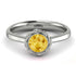 Solitaire Minimalist Citrine Ring - Eden No. 603