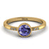 Bezel Minimalist Tanzanite Ring - Kinsley No. 201