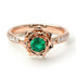 A lady's Rose Emerald Ring - Elena no. 17