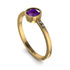 Bezel Minimalist Amethyst Ring - Kinsley No. 301