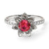 Lotus Flower Ruby ring - Lotus no. 15