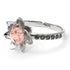 Lotus Flower Morganite ring - Lotus no. 906