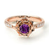 A lady's Rose Amethyst Ring- Elena no. 302