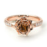 A lady's Rose Brown Diamond Ring- Elena no. 1102