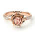 A lady's Rose Morganite Ring- Elena no. 902