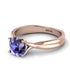 Solitaire Twist Shank Tanzanite Ring - Eleanor No. 202 image 2