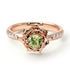 A lady's Rose Peridot Ring- Elena no. 702