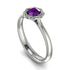 Solitaire Minimalist Amethyst Ring - Eden No. 303 image 1