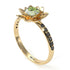 Lotus Flower Peridot ring - Lotus no. 704