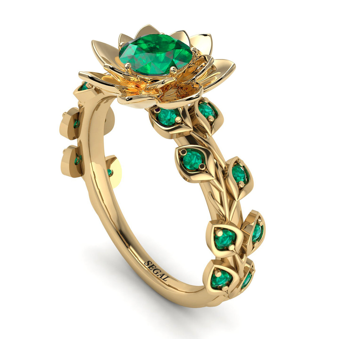 Lotus Flower And Leaves - Anna no. 13