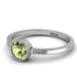 Bezel Minimalist Peridot Ring - Kinsley No. 703