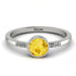 Bezel Minimalist Citrine Ring - Kinsley No. 603