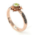 A lady's Rose Peridot Ring- Elena no. 705