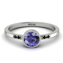 Bezel Minimalist Tanzanite Ring - Kinsley No. 206 image 1