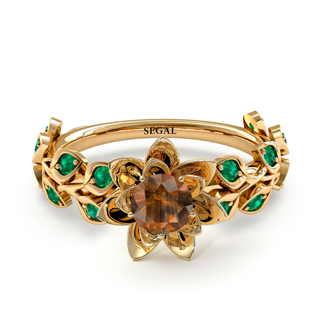 Lotus Flower And Leaves - Anna no. 1101