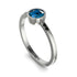 Bezel Minimalist Blue Topaz Ring - Kinsley No. 506 image 2