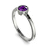 Bezel Minimalist Amethyst Ring - Kinsley No. 306 image 2