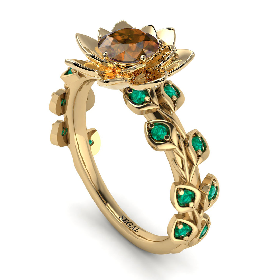 Lotus Flower And Leaves - Anna no. 1101