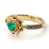 A lady's Rose Emerald Ring - Elena no. 19