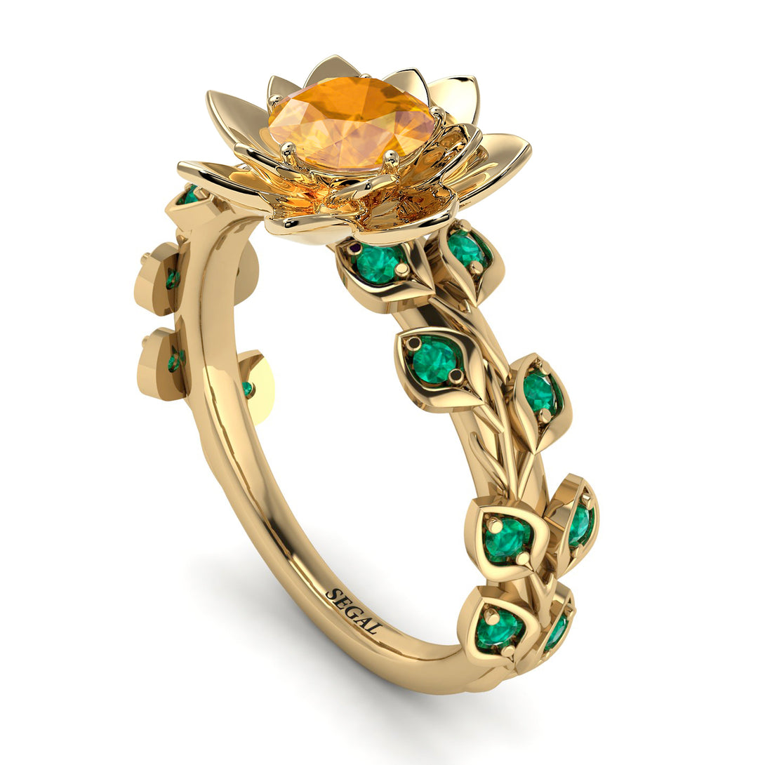 Lotus Flower And Leaves - Anna no. 601