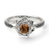 A lady's Rose Brown Diamond Ring- Elena no. 1106