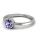 Bezel Minimalist Tanzanite Ring - Kinsley No. 203 image 3