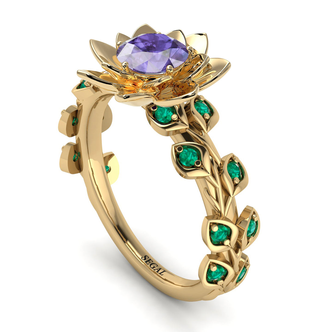 Lotus Flower And Leaves - Anna no. 201