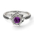 A lady's Rose Amethyst Ring- Elena no. 306
