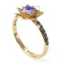 Lotus Flower Tanzanite ring - Lotus no. 204