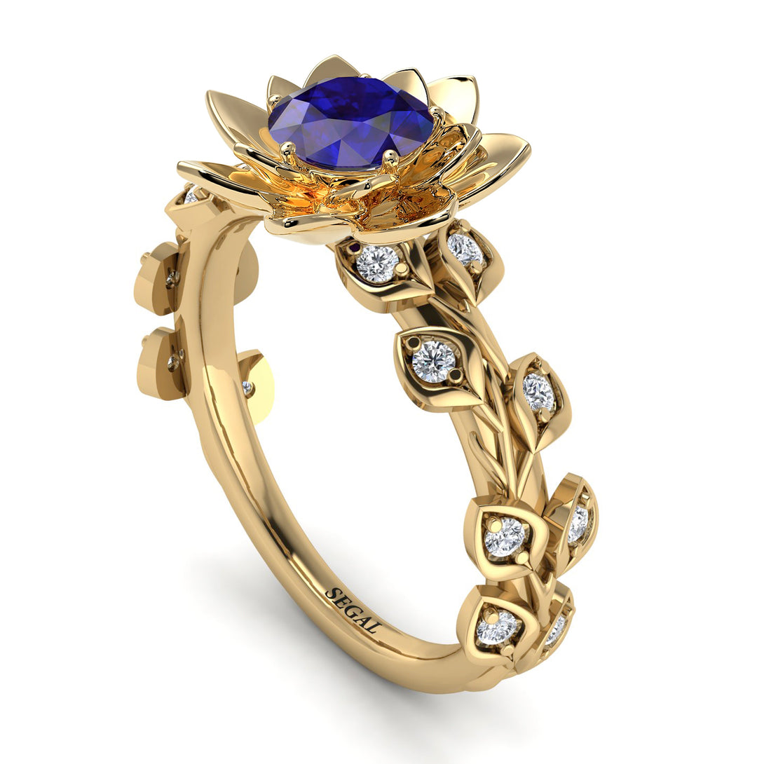 Lotus Flower And Leaves - Anna no. 22