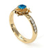 A lady's Rose Blue Topaz Ring- Elena no. 501