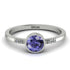 Bezel Minimalist Tanzanite Ring - Kinsley No. 203 image 1