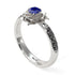 A lady's Rose Blue Sapphire Ring- Elena no. 24