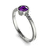Bezel Minimalist Amethyst Ring - Kinsley No. 303 image 2