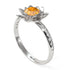 Lotus Flower Yellow Diamond ring - Lotus no. 1003