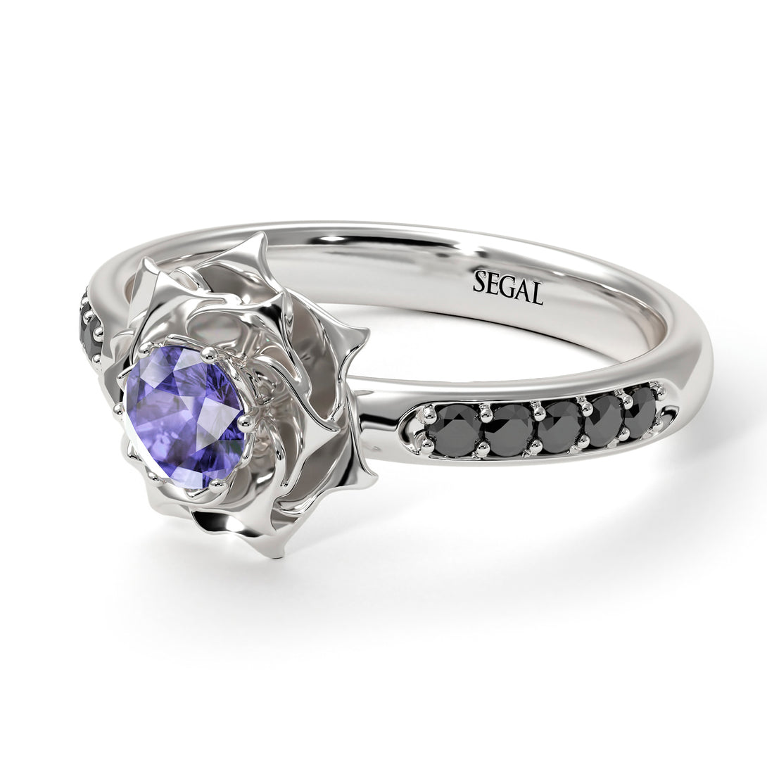 A lady's Rose Tanzanite Ring- Elena no. 206