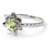 Lotus Flower Peridot ring - Lotus no. 703