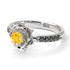 A lady's Rose Yellow Diamond Ring- Elena no. 1006