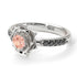 A lady's Rose Morganite Ring- Elena no. 906