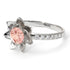Lotus Flower Morganite ring - Lotus no. 903