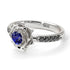A lady's Rose Blue Sapphire Ring- Elena no. 24