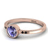 Bezel Minimalist Tanzanite Ring - Kinsley No. 205 image 3