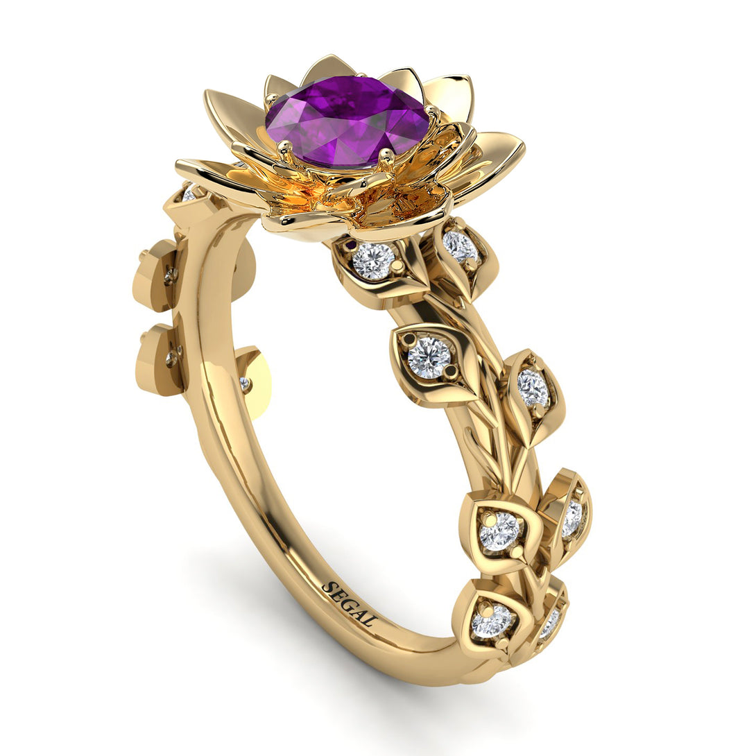 Lotus Flower And Leaves - Anna no. 304