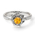 A lady's Rose Yellow Diamond Ring- Elena no. 1003