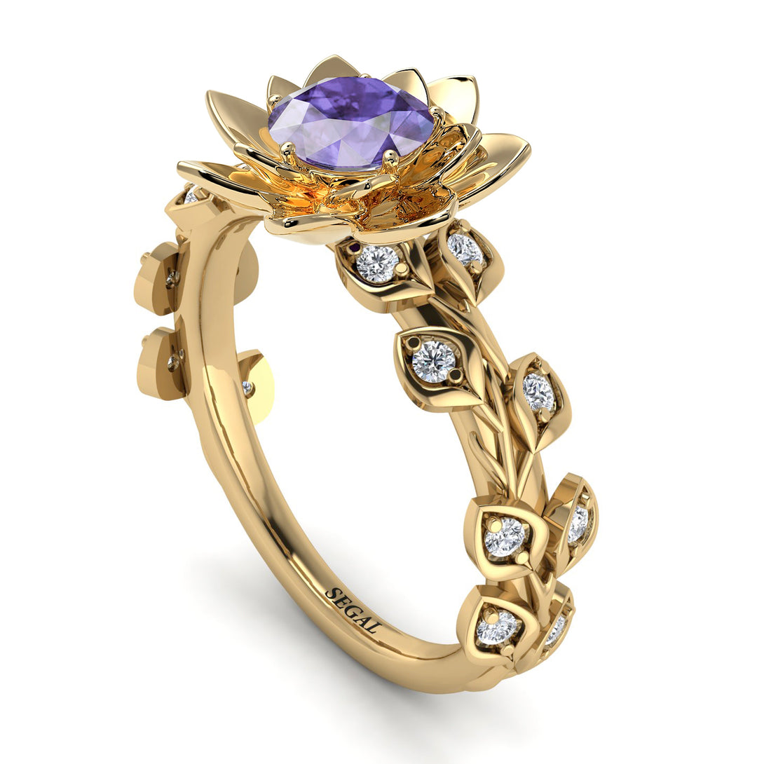 Lotus Flower And Leaves - Anna no. 204