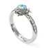 A lady's Rose Aquamarine Ring- Elena no. 403