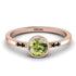 Bezel Minimalist Peridot Ring - Kinsley No. 705